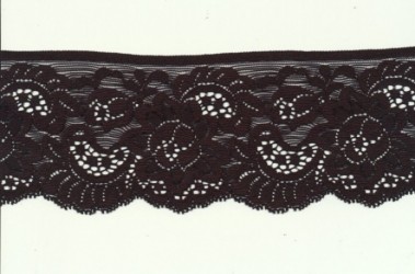 Jacquard stretch lace