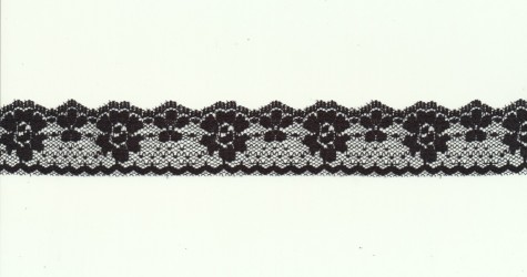 Dentelle jacquard rigide