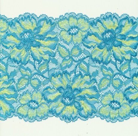 Dentelle Elastique 17 cm - Bi-couleurs