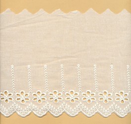 Broderie Anglaise Coton 17.5 cm