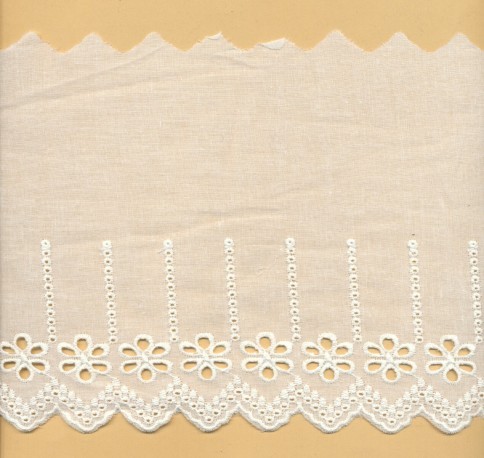 Cottonlace trim 17.5 cm