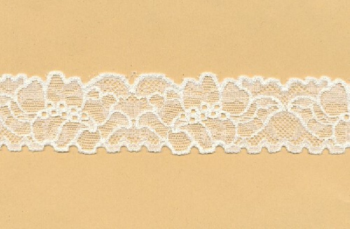 Stretch lace small width
