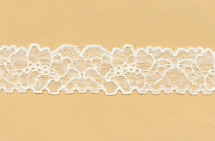 Stretch lace small width