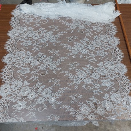 Lace for wedding dress - 2 mts length