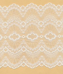Stretch lace trim