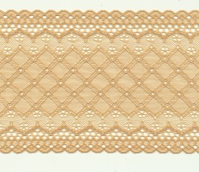 Stretch lace trim