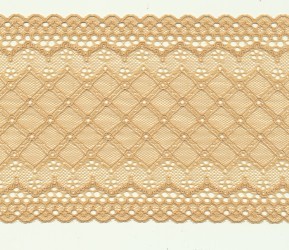 Stretch lace trim