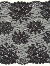 Stretch lace trim