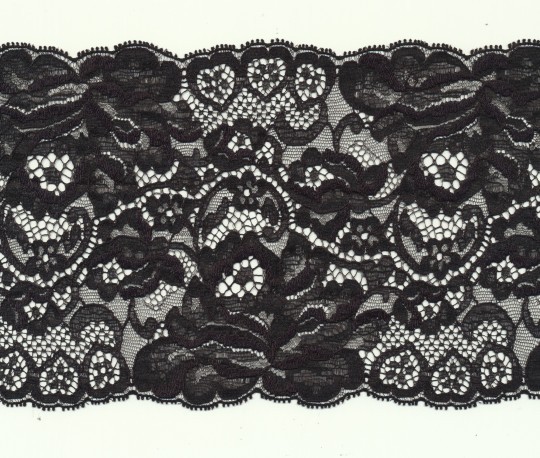 Stretch lace trim