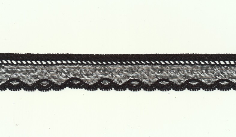 Stretch lace trim