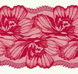 Elastic french lace