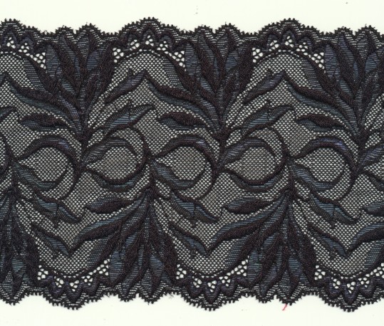 Stretch lace trim