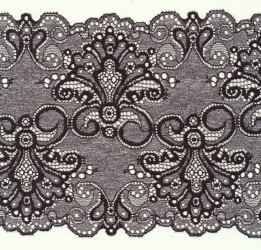 Elastic French lace