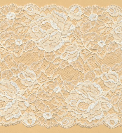 Elastic French lace