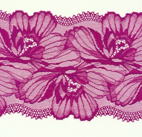 Elastic french lace