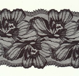 Elastic french lace