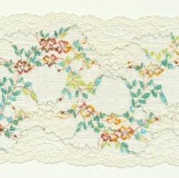 Elastic french lace