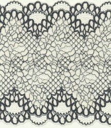 Elastic french lace