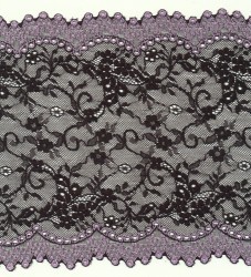 Elastic french lace