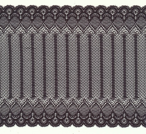 Stretch lace trim