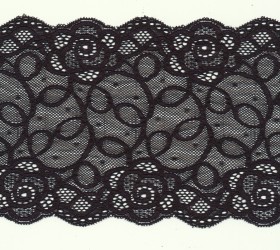 Stretch lace trim