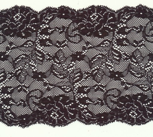 Stretch lace trim