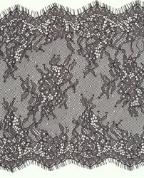 Dentelle rigide noire