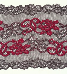 Elastic french lace