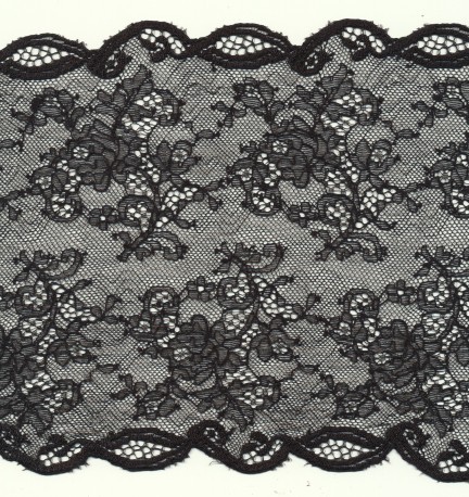 Elastic french lace