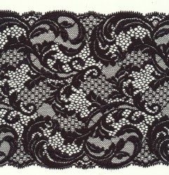 Elastic french lace