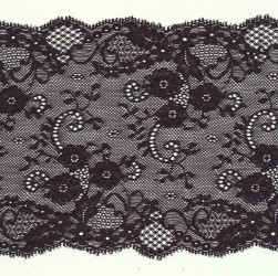 Stretch lace trim