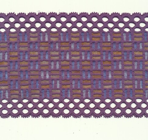 Elastic french lace