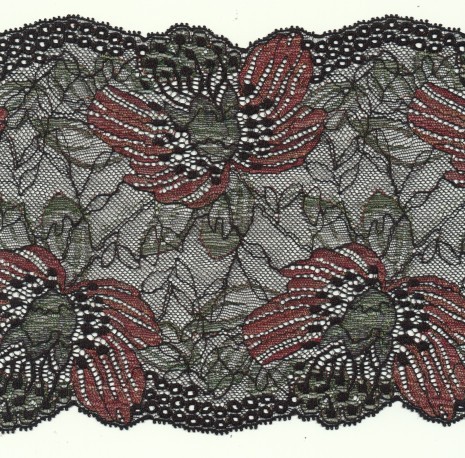 Elastic french lace