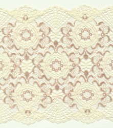 Elastic french lace