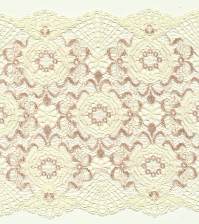 Elastic french lace