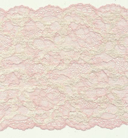 Elastic french lace