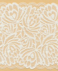 Elastic french lace