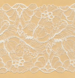 Elastic french lace
