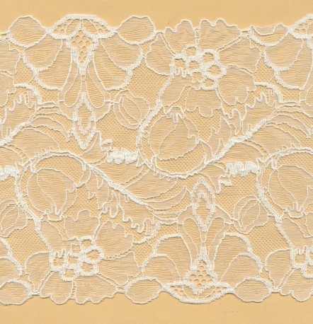 Elastic french lace