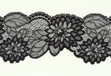 Elastic French lace