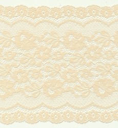 Elastic french lace