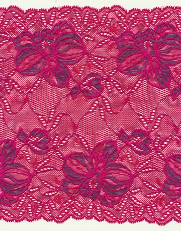 Elastic french lace