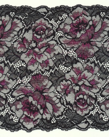 Elastic french lace