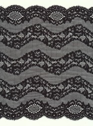 Stretch lace trim