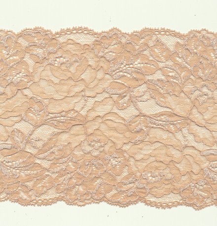 Elastic french lace