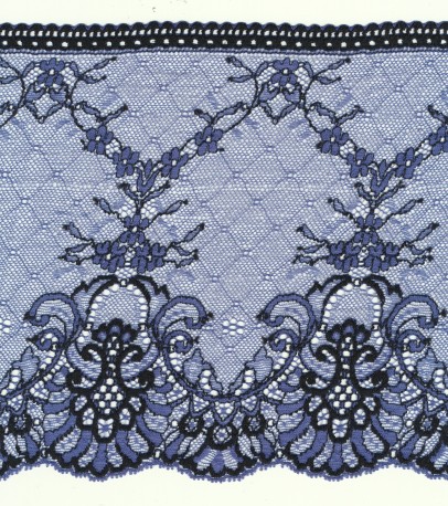 Elastic french lace