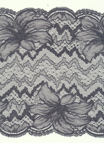 Elastic french lace