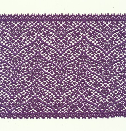 Elastic french lace