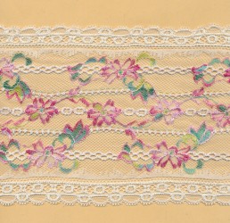 Elastic french lace