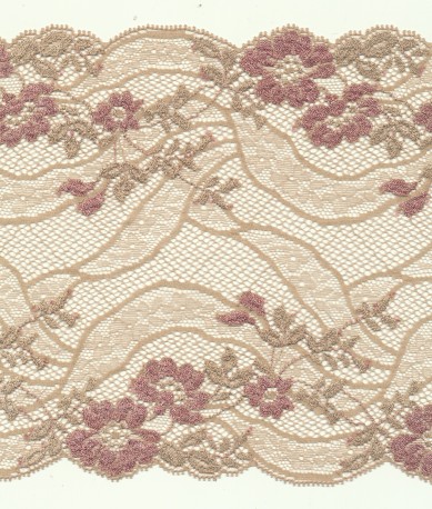 Elastic french lace